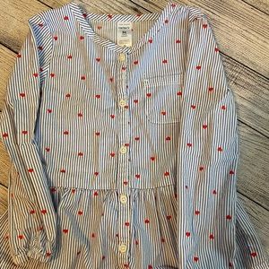 Flowy button-up shirt